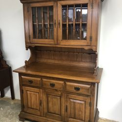 Antique China Hutch In Mint Condition 