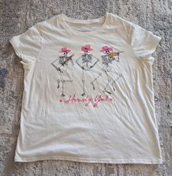 skeleton cowgirl shirt