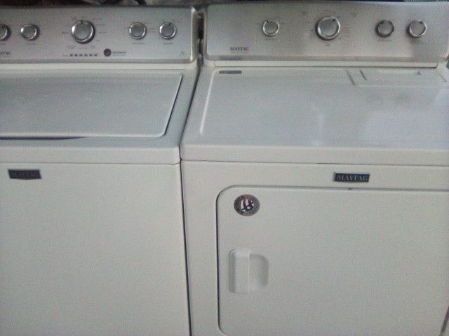 Newer Maytag Commercial Technology Washer Dryer Gas Set