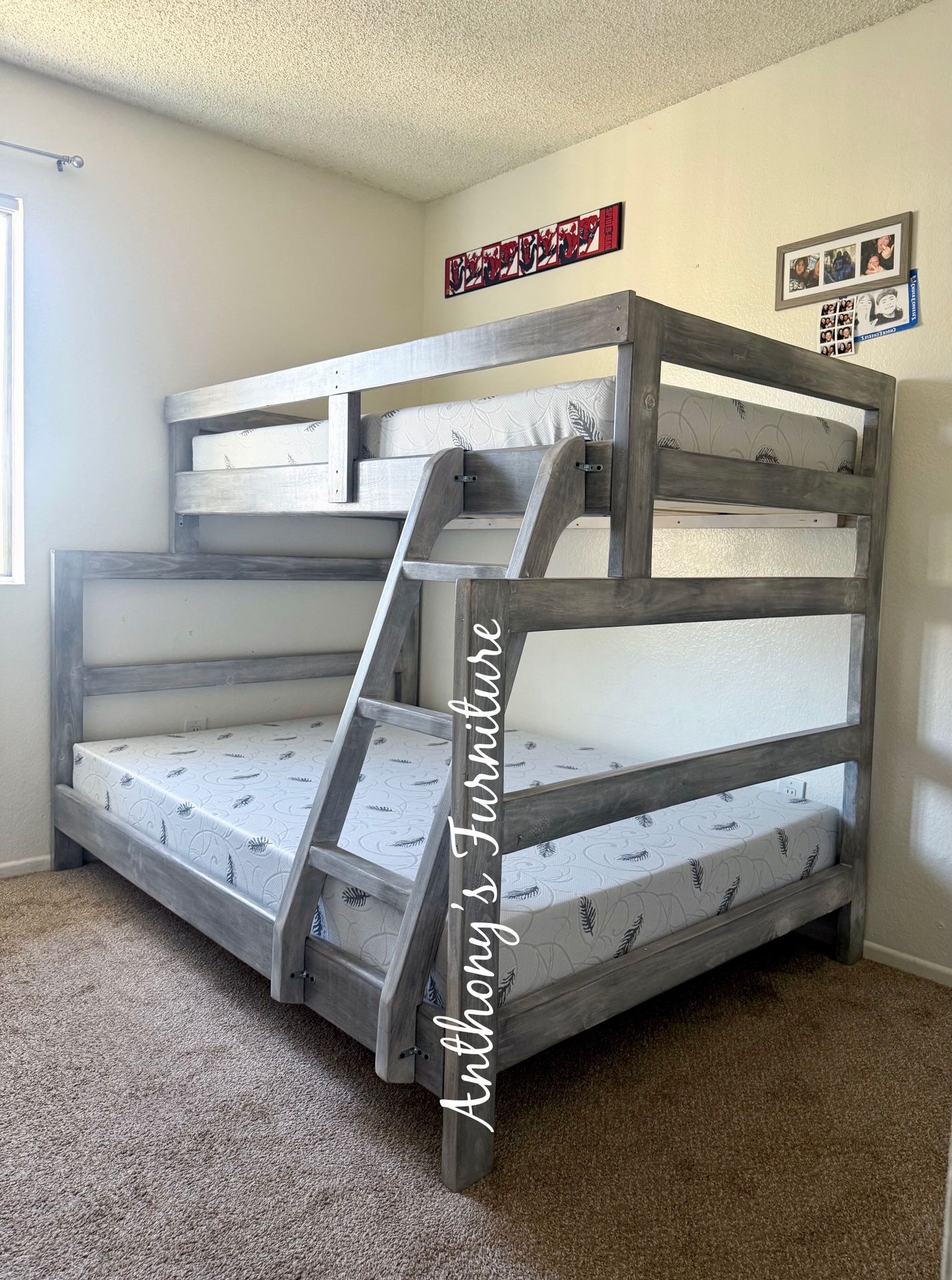 Twin Bunk Bed With Mattresses