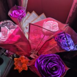 Flores de liston sencillas