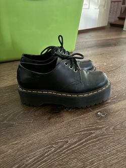 Dr. Marten 1461 smooth leather platform shoes