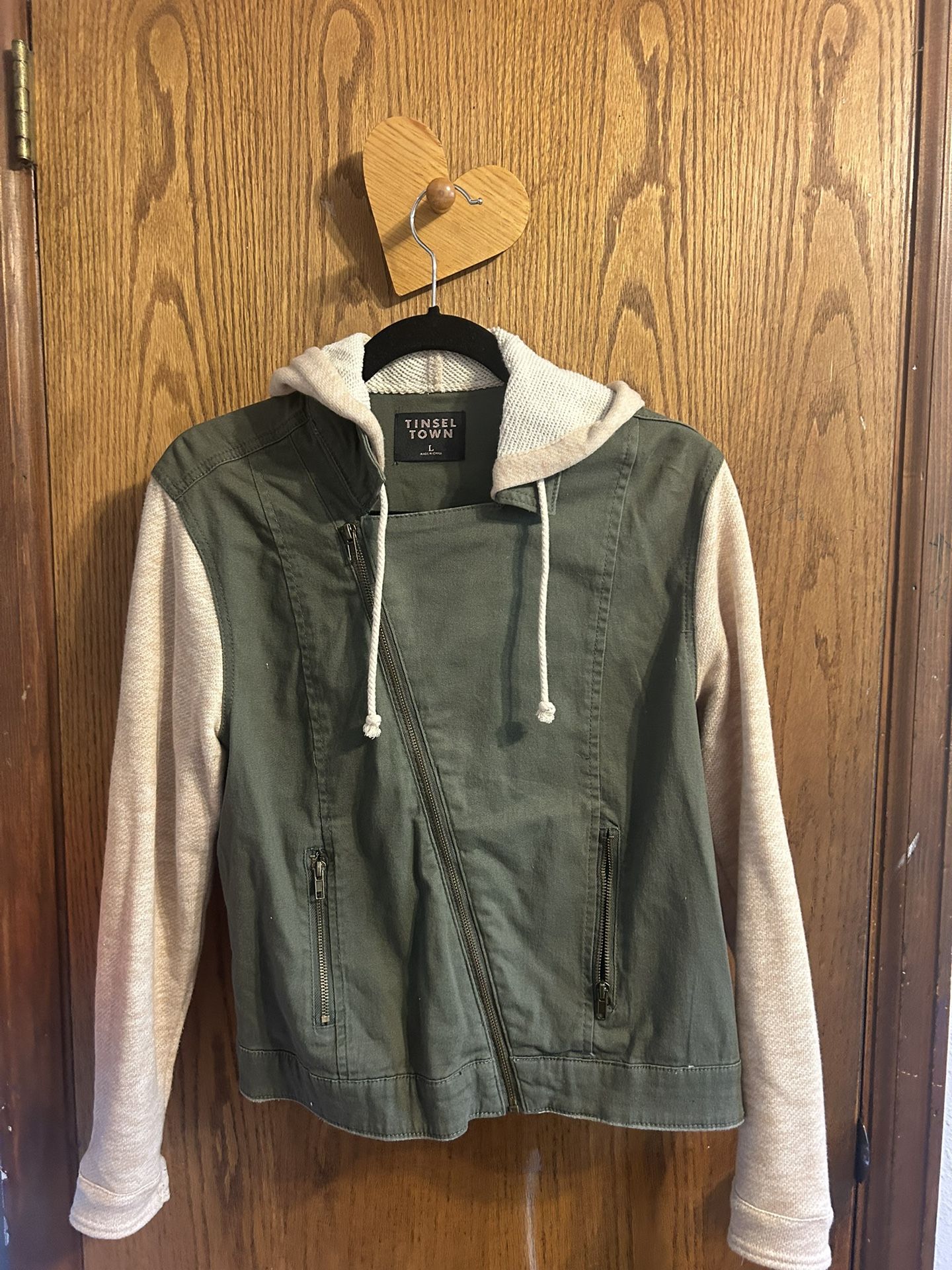 Green Sweater Jacket - Size Large