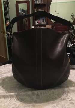 Authentic coach brown hobo bag