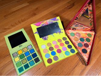 Bundle of 3 makeup eyeshadow palettes. All palettes appear new and unused