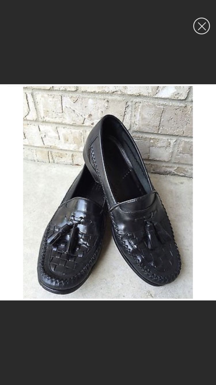Bass Bellagio Leather Boat Deck Tassel Shoes Size 10M