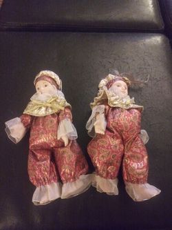 Porecelain Dolls Set Of 2