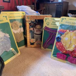 Cabbage patch kids stadium angels doll with clothes