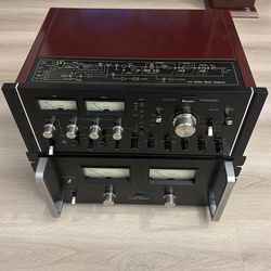Sansui CA-3000 BA-5000 Pre-amp And Power Amp Set
