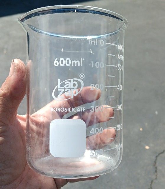 Vintage Pyrex Chemistry Lab Equipment Glass Beaker Distillery Flask