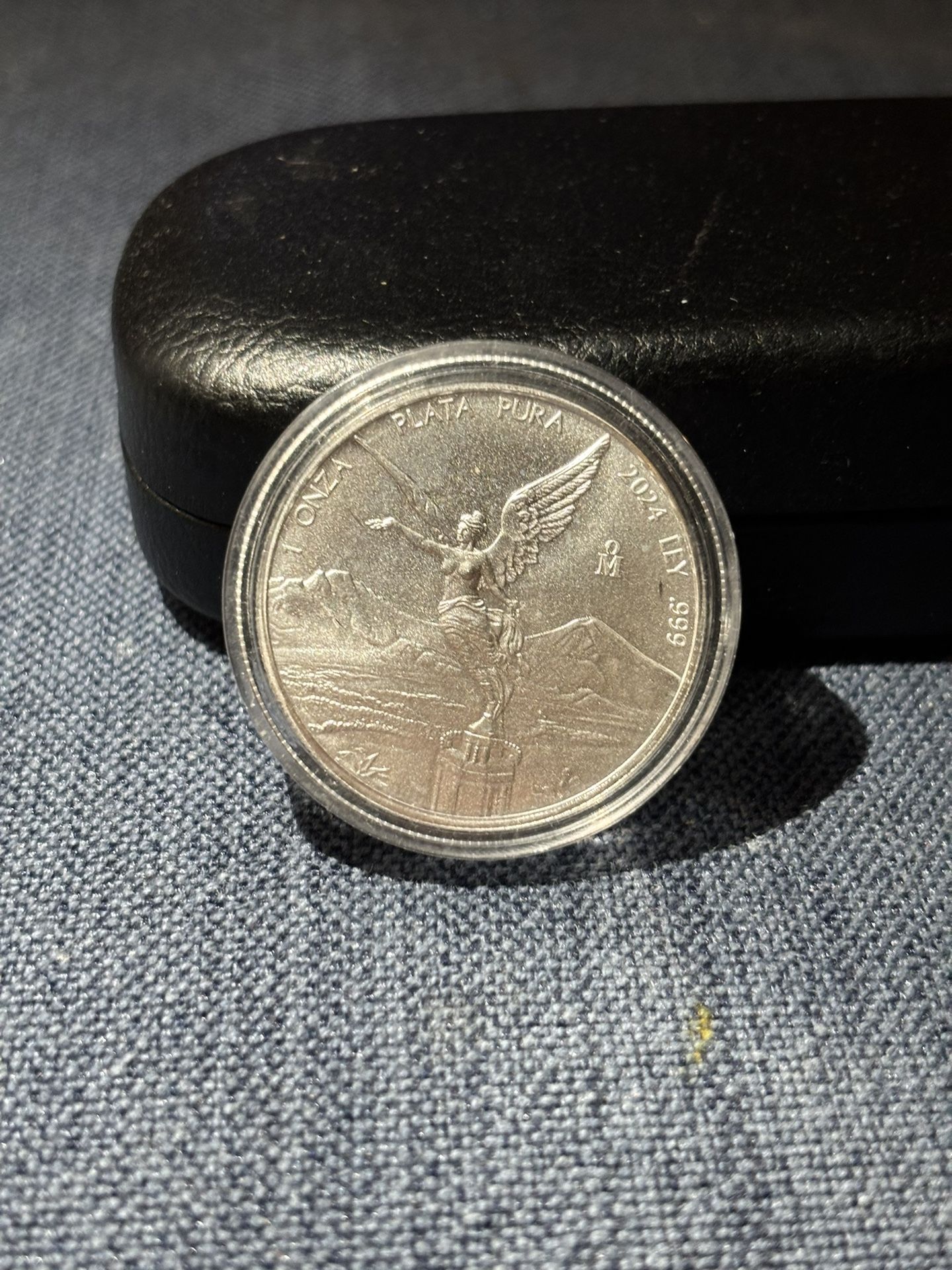 2024 Mo Onza Mexico Libertad 1 oz .999 Plata Pura Coin