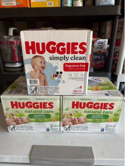 Huggies Wipes; $10 per box