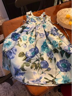 Girls floral dress size 14