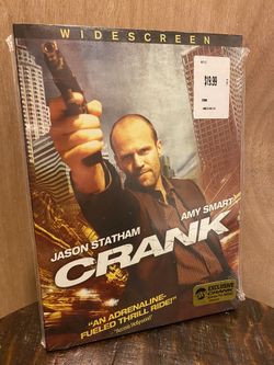 CRANK DVD Brand New & Sealed With Syringe Pen Jason Statham & Amy Smart + Crank 2