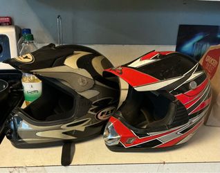 Two Off‑Road Helmets Bundle – Vega XS + Fly Adult – $80