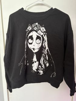 Corpse Bride Black And White Sweatshirt