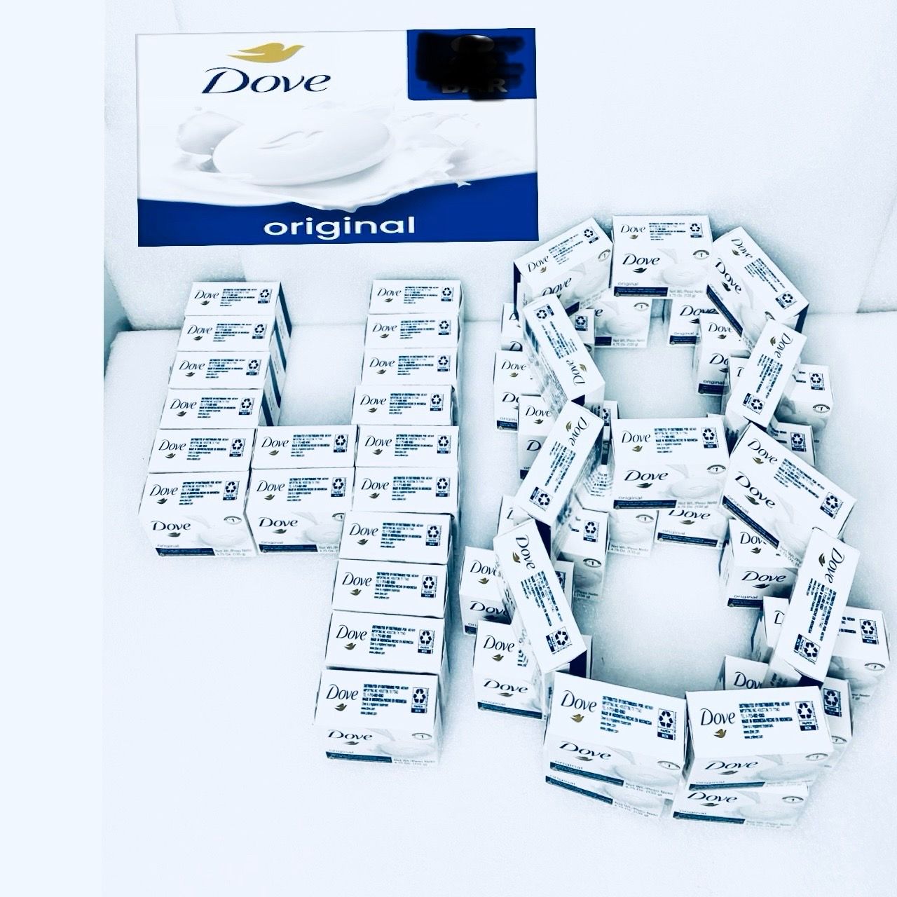 OBO Clean! Lot Of 48 - New Dove Beauty Original Deep Moisture Soap Bars