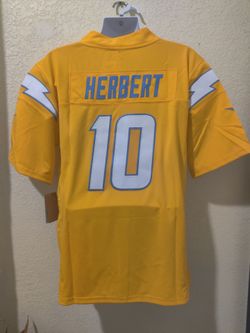 New Mens Chargers Herbert Gold Jerseys Stitched
