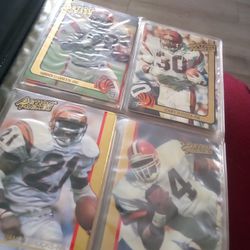 Two Books Of Football Cards 