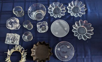 Variety of Candle Holders (14 pieces total)