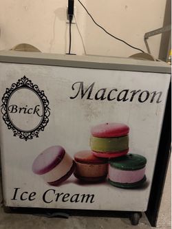 Used macaron ice cream freezer