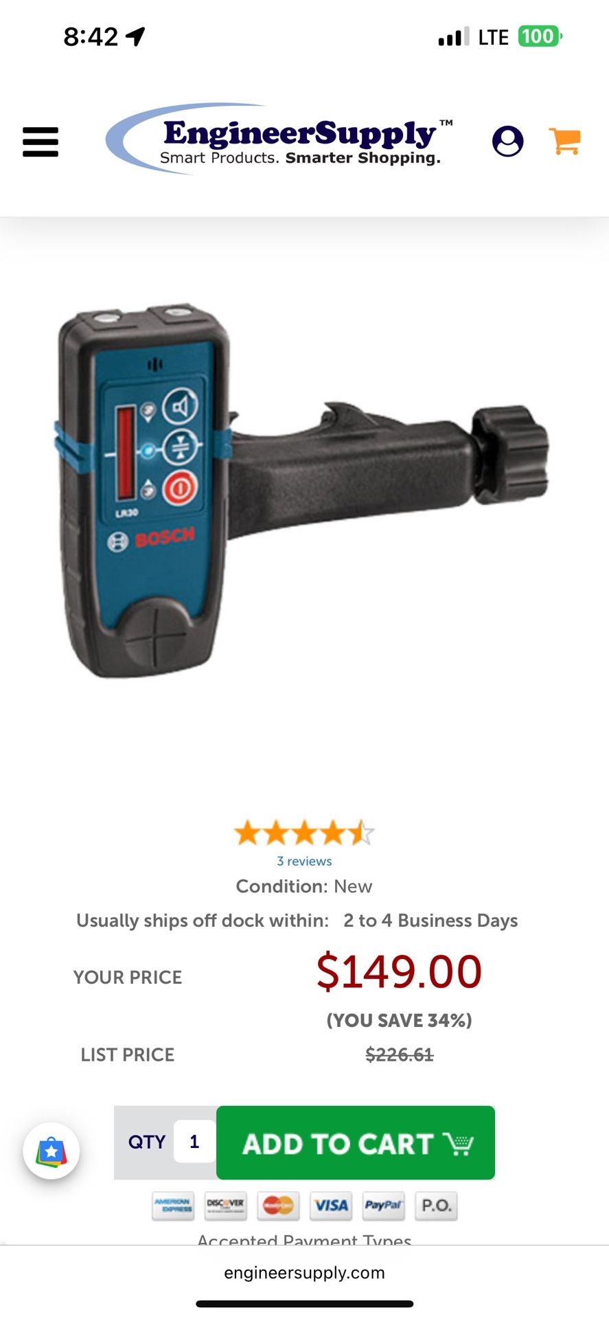 BOSCH LR30 Rotary Laser Revolver
