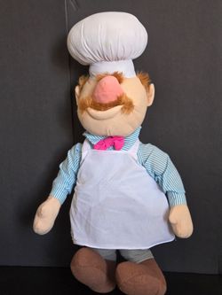 The Muppets Swedish Chef Plush 2007 Toy Factory San Antonio Disney