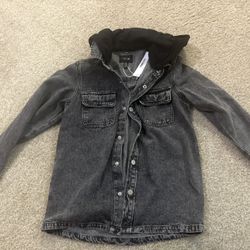 Joes Youth Medium (M) 10-12 Jean Jacket Hood