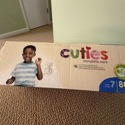 Cuties Diapers Number 7(80 Diapers)