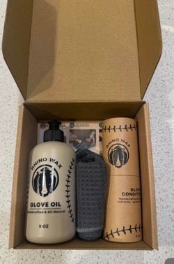 NEW Rhino Wax Baseball Glove Maintenance Kit