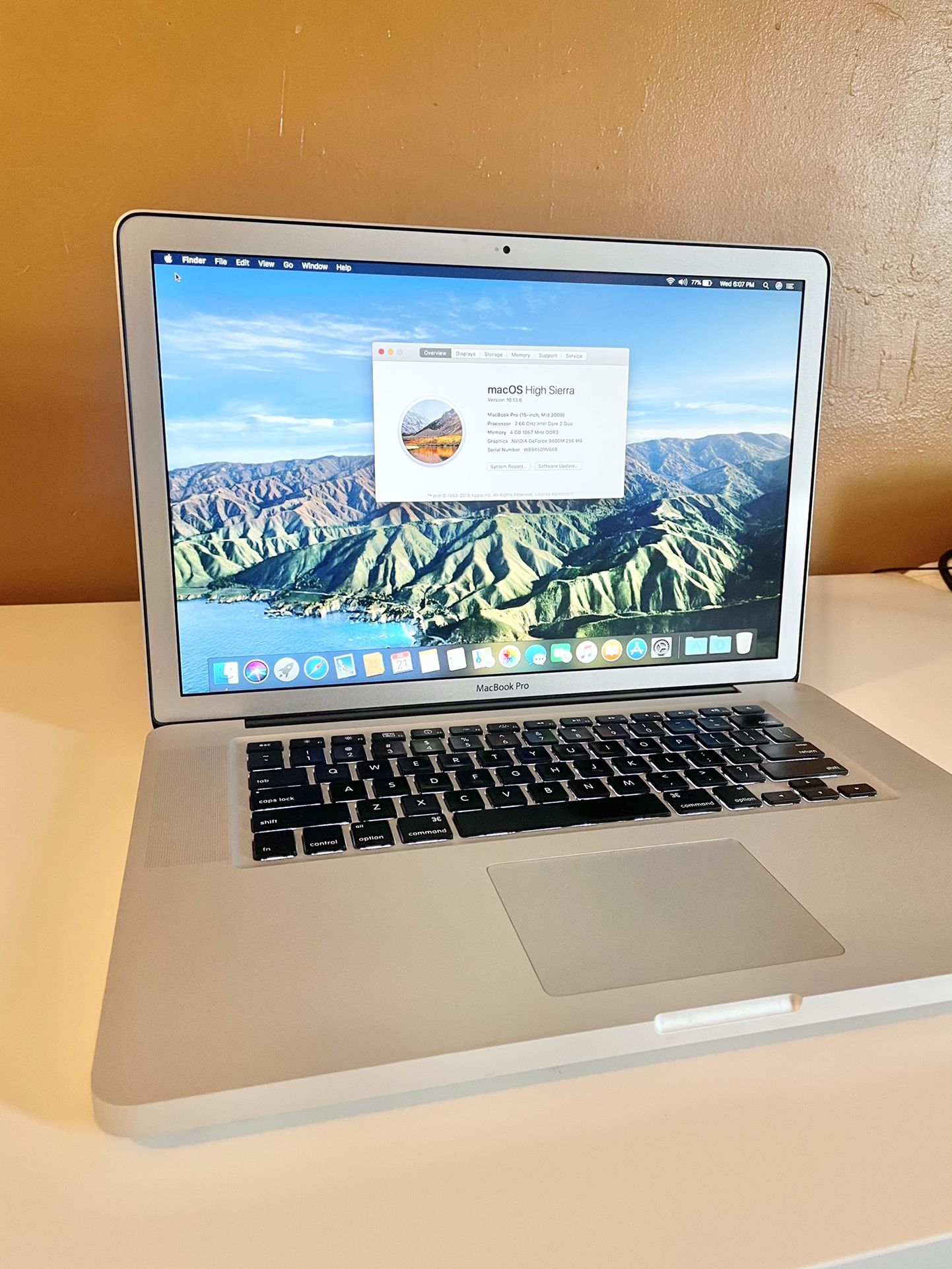 MacBook Pro 15 High Sierra Antiglare For Sale In Philadelphia PA OfferUp
