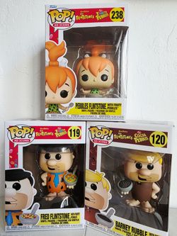 Funko Pop The Flintstones Post Pebbles Cereal Collection