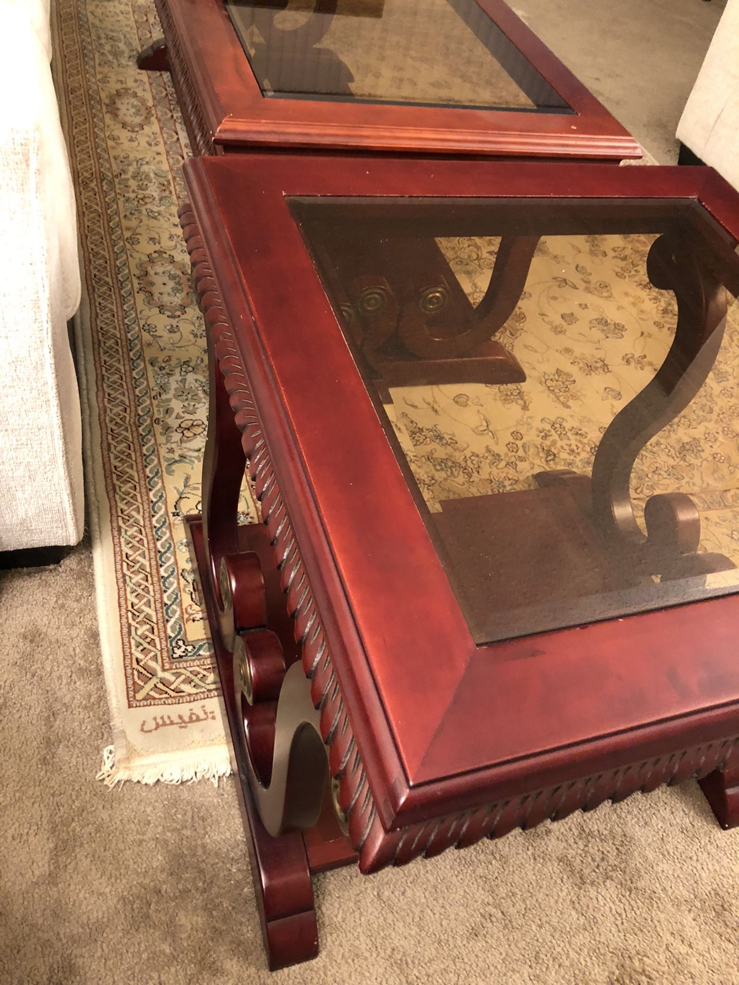 Middle Eastern Dining Table + Smaller Table