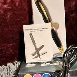 Brand New Undercover Spy Camera/Video/Audio Recorder With Functional Ball Point Pen $8