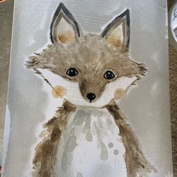Fox Picture on Canvas