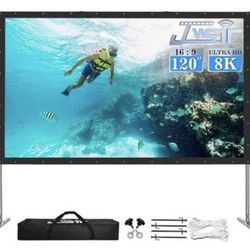 Projector Screen With stand/ Pantalla de proyector con soporte