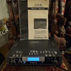 Roland CD - 2 Recorder With Original Factory Manual ! Great Condition! 