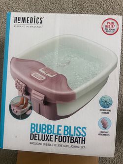 HoMedics Bubble Bliss Deluxe Footbath