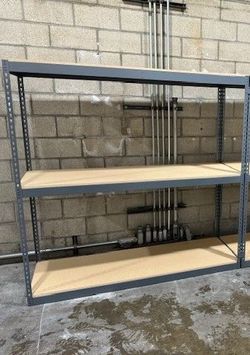 Industrial Racks 84 in W x 24 in D Used Heavy Duty 3 Tier Storage Shelving Stronger Than Homedepot Lowes And Costco Delivery Available