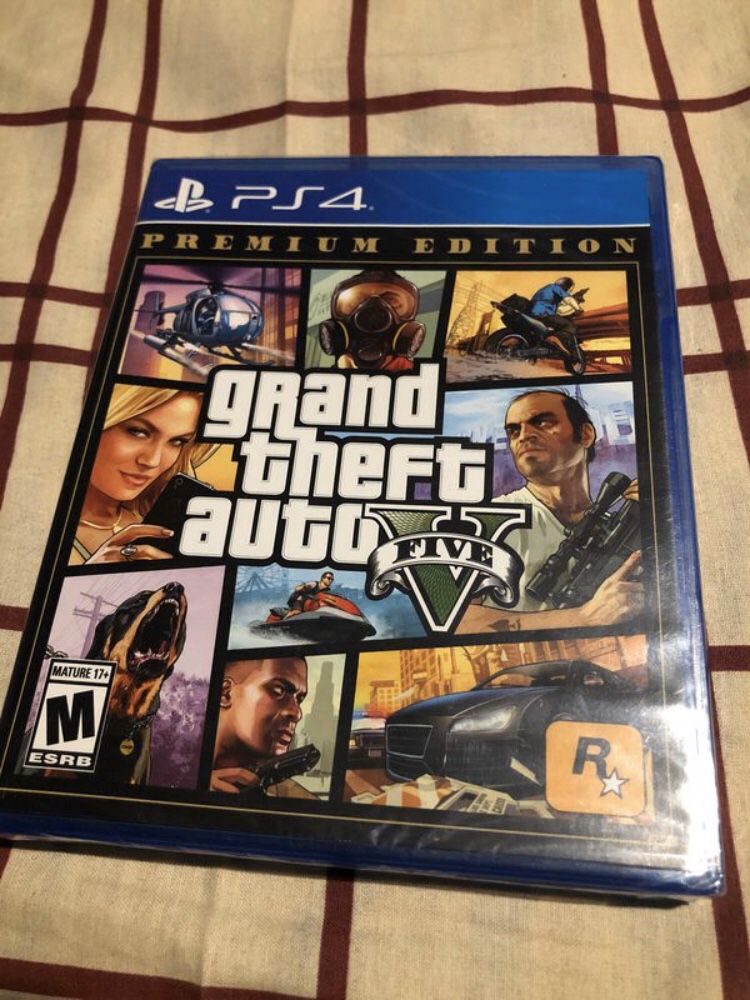 Grand Theft Auto V Premium Edition PS4 {NEW}‼️