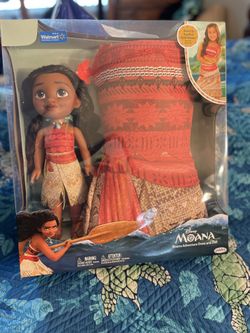 Moana Doll & Costume , Brand New In Box!
