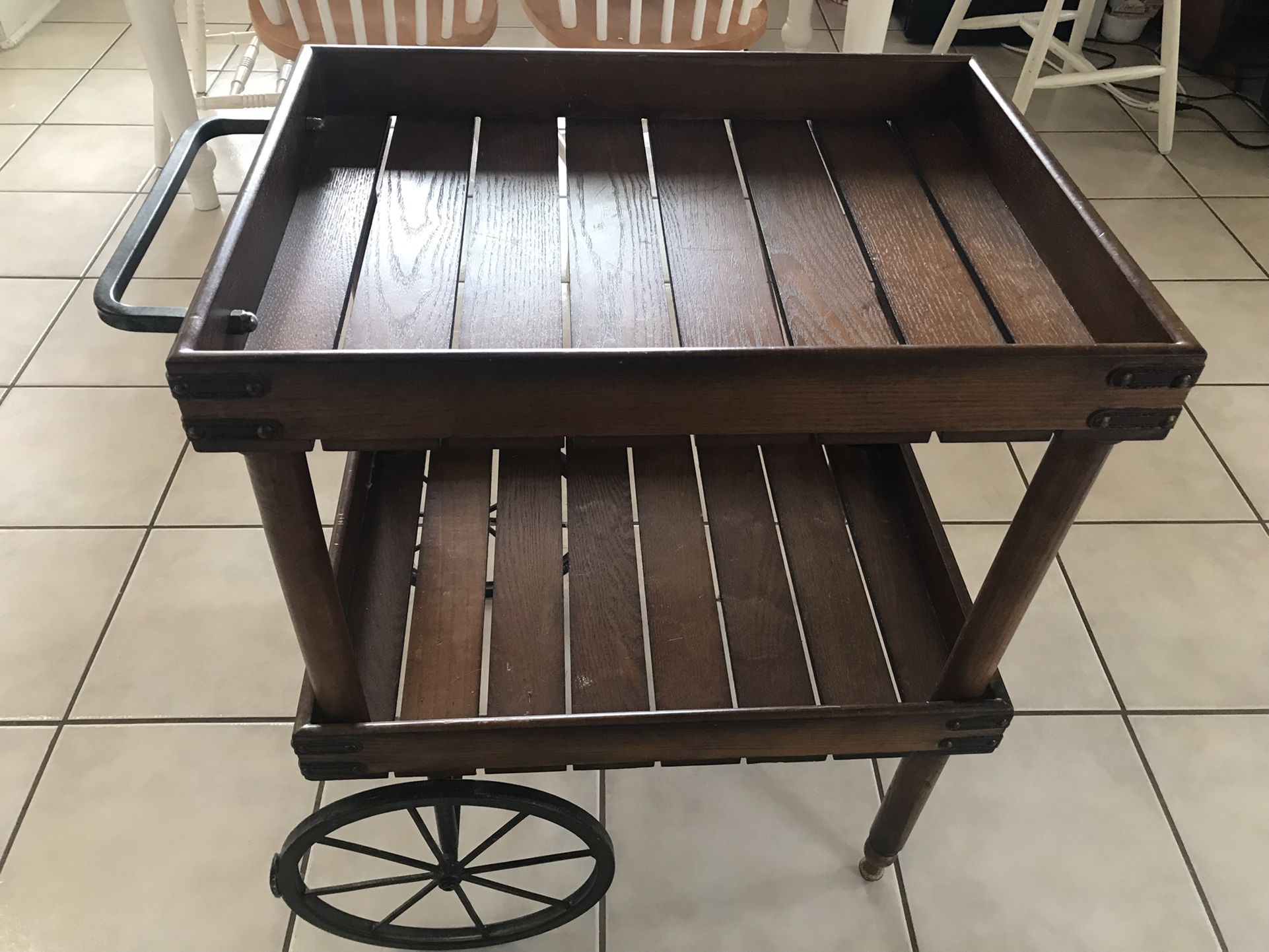 Vintage Serving Cart 
