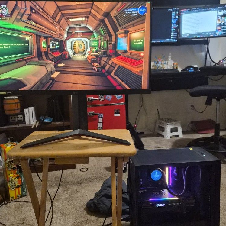 Gaming Pc + 27in 1440 165hz Monitor 