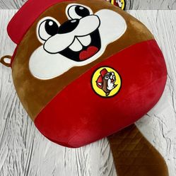 Buc-ee’s Beaver Squishmallow Dupe Pillow Plush With Sticker Tag