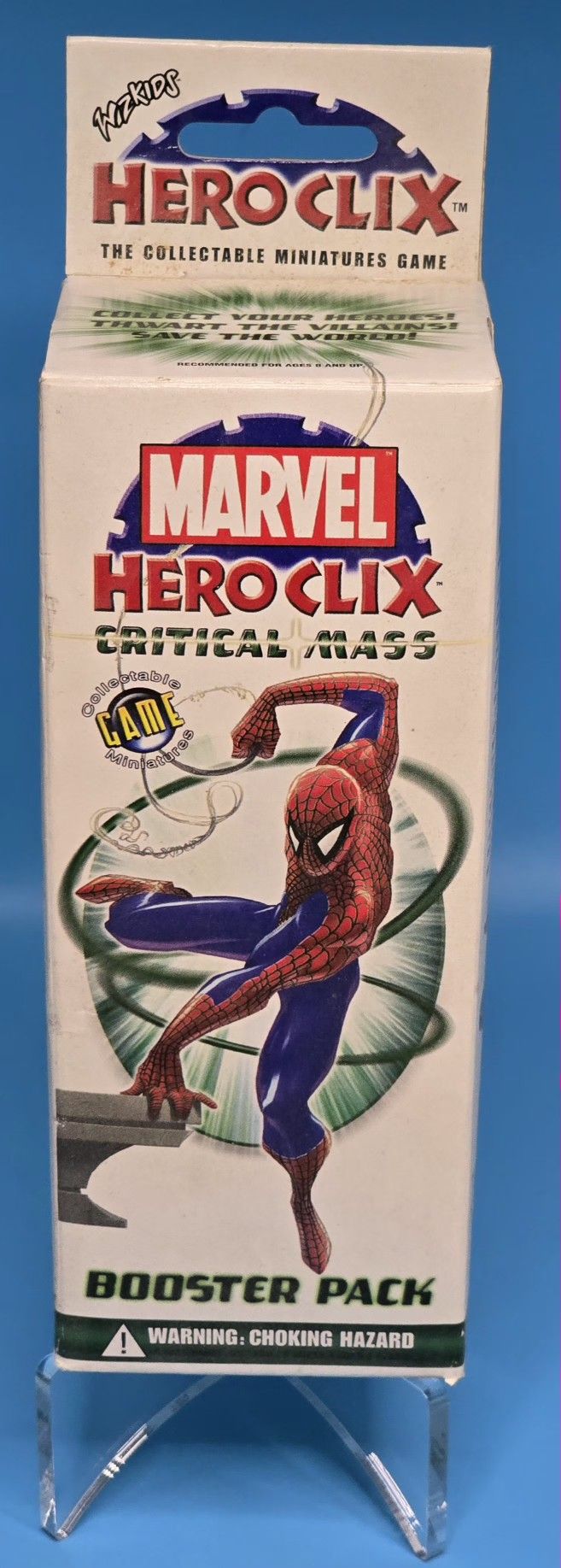 2003 MARVEL HEROCLIX WIZKIDS CRITICAL MASS FEATURING SPIDER-MAN BOOSTER PACK