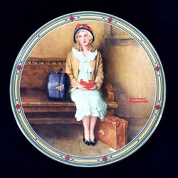 Norman Rockwell Plate “A Young Girl’s Dream” 1985 Limited Edition. Condition is Pre-Owned. Plate Number 18105R