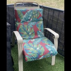 Patio Chair With Cushion 