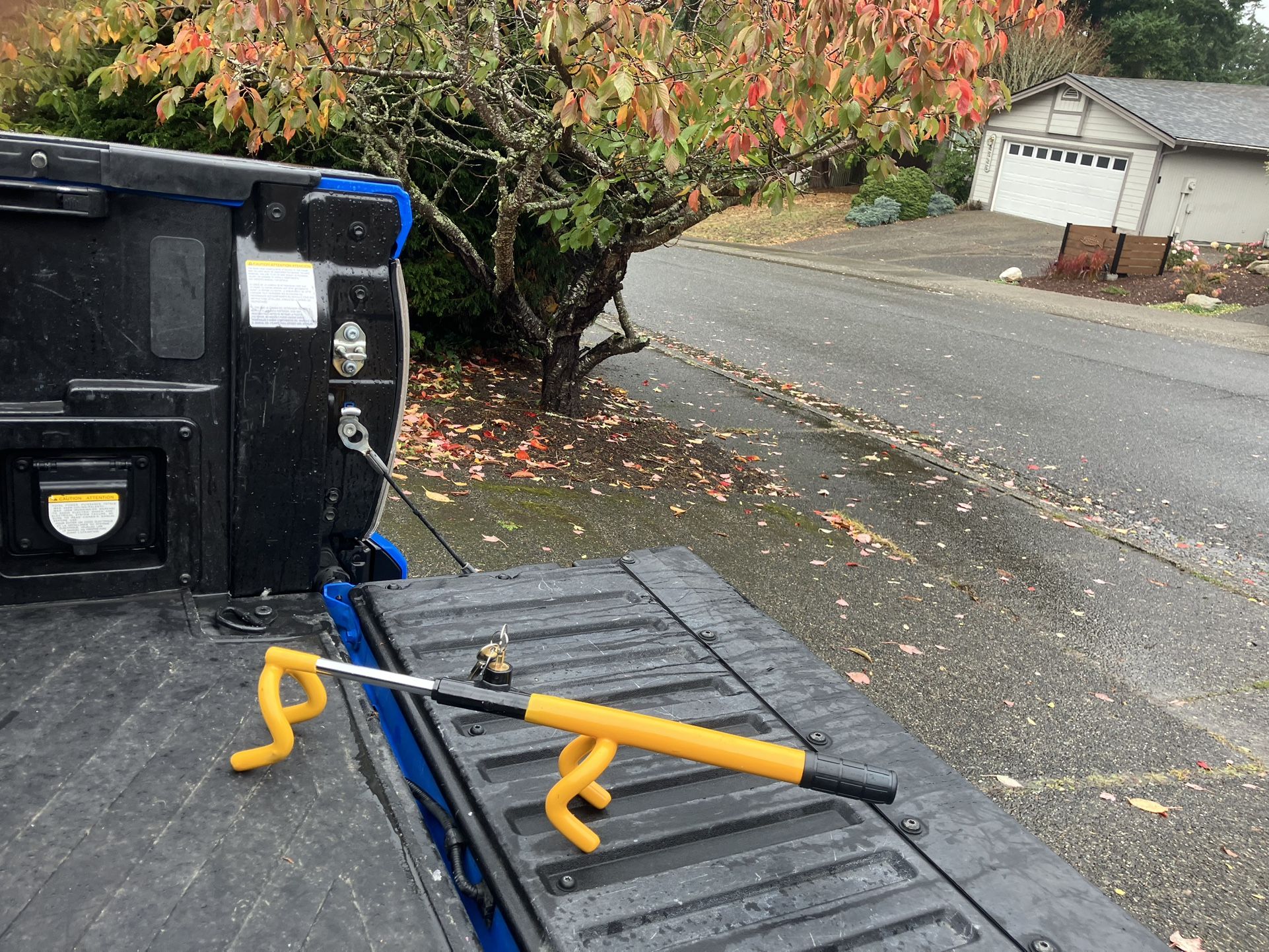 Auto Car Truck Steering Wheel Bar Locking Key Lock like New The Club