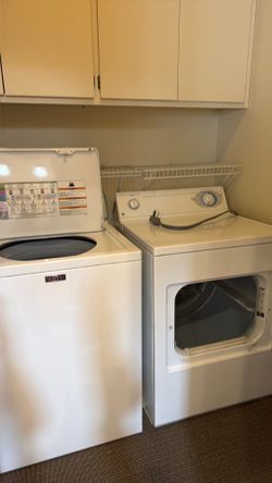 Washer and dryer set Washer and dryer set