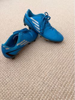 Blue soccer/football cleats